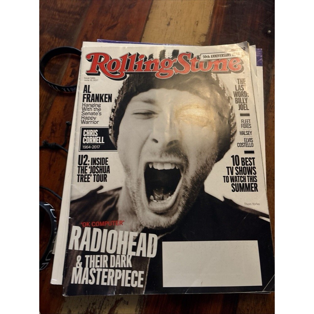 Rolling Stone 50th Anniversary June 2017 Radiohead, Chris Cornell, U2